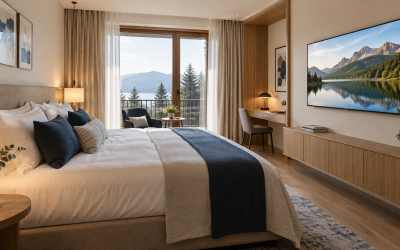 Samsung HU8000F vs LG UK660H vs LG UK767H. Który telewizor hotelowy wybrać w 2026 roku?