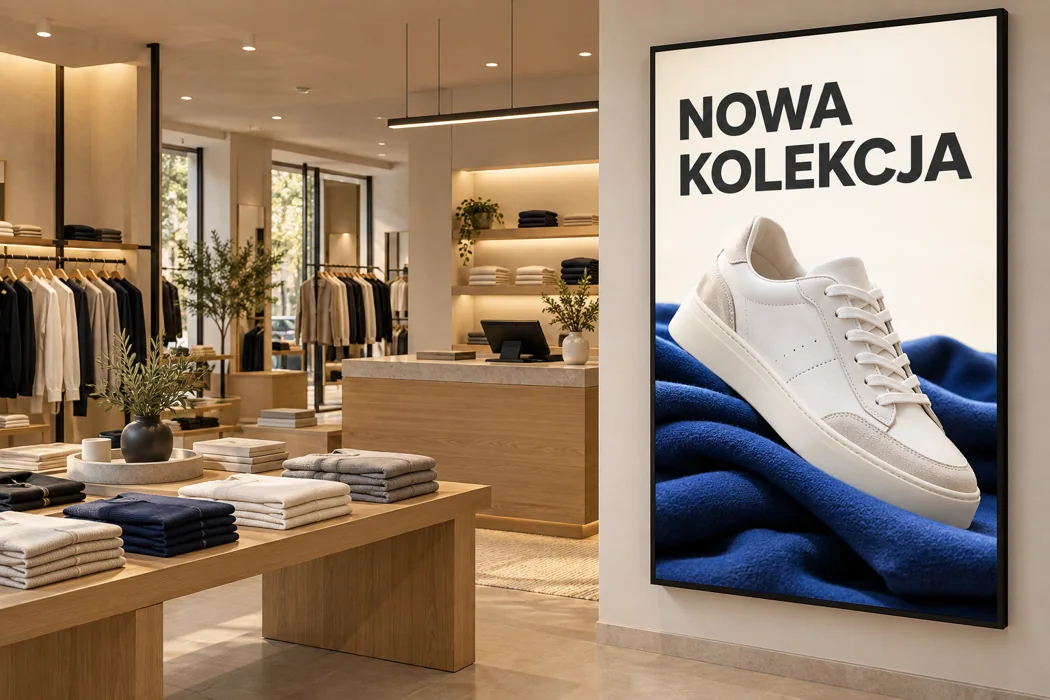 Digital Signage: Sklep i salon sprzedaży