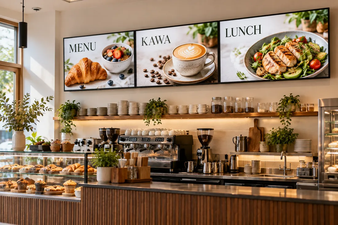 Digital Signage: Restauracja i kawiarnia