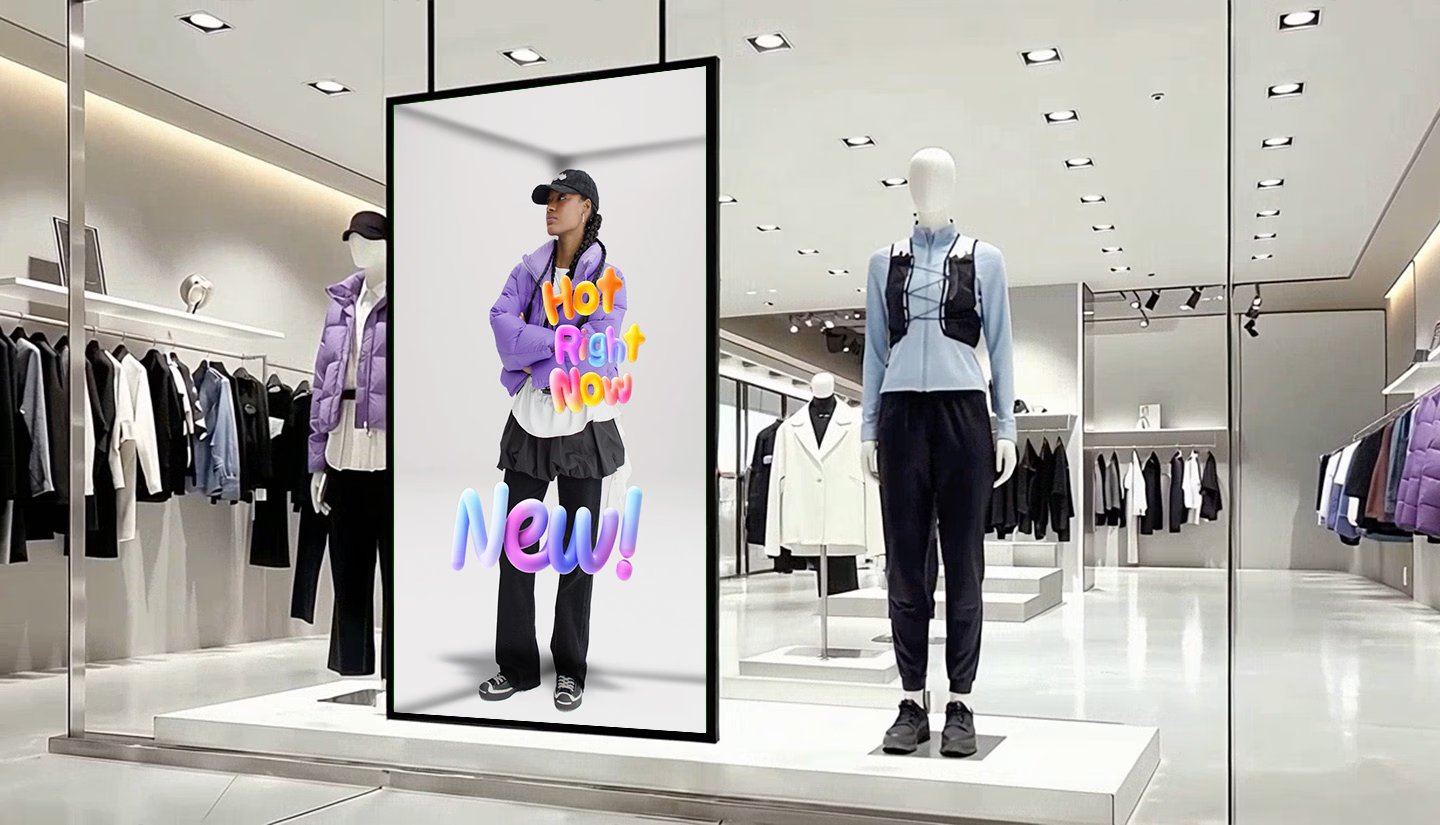 Samsung Spatial Signage w aranżacji sklepu — inspiracja dla ekspozycji marki